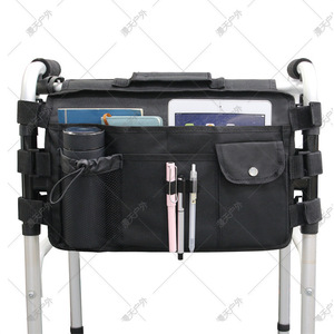 Bolsa de almacenamiento colgante de tela Oxford, gran capacidad, forma de cubo gris, para almacenamiento de medicamentos en viajes - Product Image 2