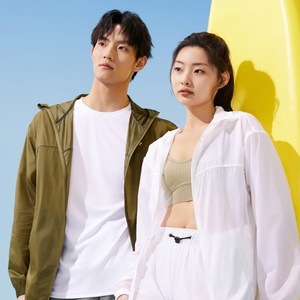 UPF50+ ป้องกันรังสียูวี ป้องกันแสงแดด แห้งเร็วสำหรับผู้หญิง เสื้อแจ็คเก็ตป้องกันแสงแดด เสื้อแจ็คเก็ตป้องกันรังสียูวี Pang-Babae Na Magaan - Product Image 4