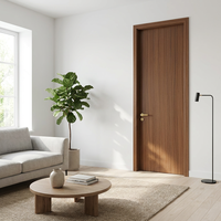 Porte intérieure moderne en bois, imperméable, ignifuge, écologique, pour cuisine, chambre, salon, villa, stratifiée PVC, anti-corrosion