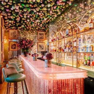 Nội thất quán cà phê cao cấp, quầy trưng bày bánh ngọt bằng đá cẩm thạch, đèn LED, tủ trưng bày bánh có khóa - Product Image 5