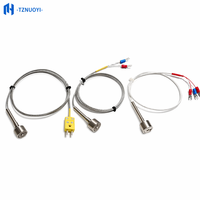 Sonde de température magnétique industrielle PT100, thermocouple de type K, câble OEM/ODM en acier inoxydable IP65
