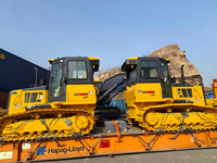 Oferta Especial: Bulldozer de Orugas DH10-B3 de 110HP con Capacidad de Cuchilla de 2.7m³ y Oruga de 630mm para Movimiento de Tierras en Construcción