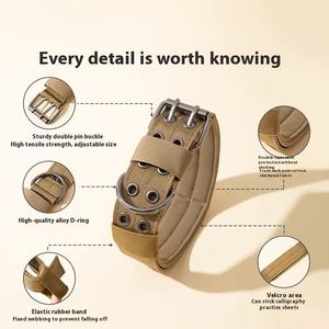 Collares acolchados de diseño sólido para perros de tamaño mediano y grande, incluyendo Golden Retrievers y pastores alemanes, suministros para mascotas - Product Image 2