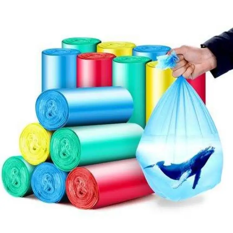 Công nghiệp hộ gia đình rác bin túi nhựa phân hủy túi rác sinh thái túi rác