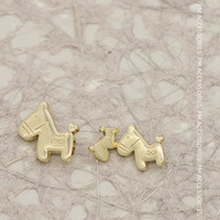 Kancing Logam Bentuk Kuda Poni Lucu, 12mm, untuk Kemeja Anak, Atasan Wanita, Sweater Rajut, Kancing Dekoratif