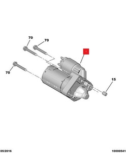 Nouveau démarreur 9802795880 <span class=keywords><strong>Peugeot</strong></span> <span class=keywords><strong>308</strong></span> Citroen C4L - Product Image 6