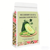 Sachets de thé aux feuilles de mûrier et au melon amer, mélange de 3 herbes avec melon d'hiver, tisane traditionnelle, personnalisation OEM, directement de l'usine