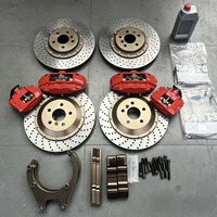 Sistemas de Frenos Tuning, Pinzas de Freno Grandes F50, Kit de Discos de Freno de 330 mm y 355 mm, 17 Pulgadas, 4 Pistones para BMW E90 E91 E92 E93 AUDI A4 A5 A6 RS4