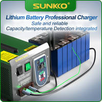 Chargeur intelligent et testeur de capacité pour batteries au lithium SUNKKO CH60V50 50A, compatible 15V 20V 60V/125V 15A 20A 30A 50A 60A