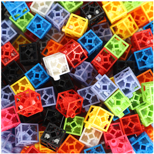 Bloques de construcción de plástico ABS para niños, juguete de ladrillos para armar Mini tren de plástico ABS - Product Image 4