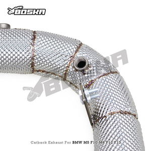 ท่อเดรน OBM สำหรับ BMW M5 M6 F10 F12 F13 F06ปี2012–2016เครื่องยนต์ S63 4.4TT พร้อมฉนวนหุ้มกันความร้อนท่อไอเสียเพิ่มประสิทธิภาพการไหลเวียนแบบอิสระ - Product Image 4
