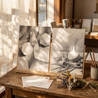 Papier à dessin A4 16K pour sérigraphie, en pâte de bois vierge, facile à colorer