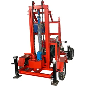 A pequena máquina de perfuração de poços hidráulica a diesel é usada equipamento de perfuração de poços domésticos a preço de fábrica