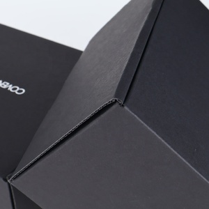 Tùy Chỉnh Có Thể Tái Chế Màu Đen Sóng Nghệ Thuật Hộp Giấy Với Miếng Bọt Biển Lót Lớp Phủ UV Và Dập Nổi Cho Thương Mại Điện Tử Vận Chuyển Gửi Thư - Product Image 5