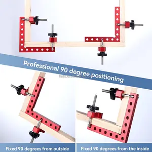 Positioning Squares Right Aluminum Alloy L-Type Clamp Woodworking Carpenter Clamping Tool