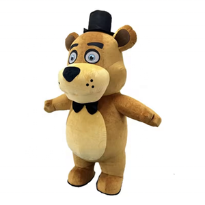 Efun MOQ 1 PC inflable <span class=keywords><strong>Freddy</strong></span> <span class=keywords><strong>Bear</strong></span> Five Nights at <span class=keywords><strong>Freddy</strong></span>'s Game Character Brown Bunny <span class=keywords><strong>Freddy</strong></span> <span class=keywords><strong>Bear</strong></span> Mascot <span class=keywords><strong>Costume</strong></span> para promoción - Product Image 4