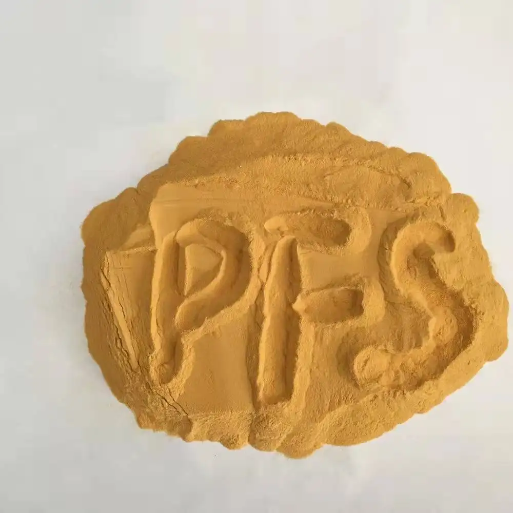 Bột Màu Vàng Lọc Nước Sắt Miễn Phí Polyferric Sulfate/PFS Màu Tinh Khiết Loại Nguồn Gốc Kích Thước Lớp Tên Sản Phẩm Nơi Nóng Chảy