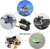 FT90M 2.3kg.cm 280 °   Servomoteur numérique rotatif ultra-miniature à engrenages métalliques, large plage de tension 3V-8.4V pour modèles RC, robots et projets DIY