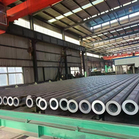 Usine Direct Schedule 40 Noir Fer En Acier Au Carbone Sans Soudure BI Tuyau 4 "6'' Sch 40 Sch80 pour Eau Gaz et Eaux Usées Pipeline