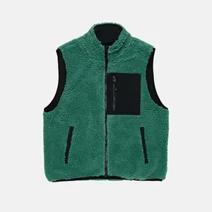 Customized Reversible Vest Unisex Winter Outdoor Windbreaker Wholesale Insulated Vest Jacket
