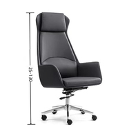 Chaise de bureau en cuir de haute qualité chaise de superviseur de patron de sport avec fonction libre sans entrave chaise de patron mobile