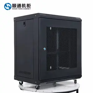 High Performance Metal Network Server Rack Cabinet Floor Vertical Wall-mounted 12U Network Cabinet