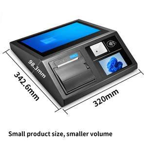 Caisse enregistreuse intelligente ComPOSxb DP1162 à double écran (11,6'' et 4,3'') avec WiFi et NFC pour les magasins de vêtements, les pharmacies et les restaurants - Product Image 4