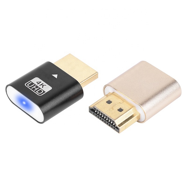 4K 60Hz Dummy Plug HDTV Edid Virtual Display Adapter Headless Hd-mi EDID Emulator