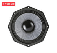 Altavoz Portátil de 8 Pulgadas y 400W con Diafragma de Papel de Alta Sensibilidad, Sistema de Línea de Altavoces Octagonal