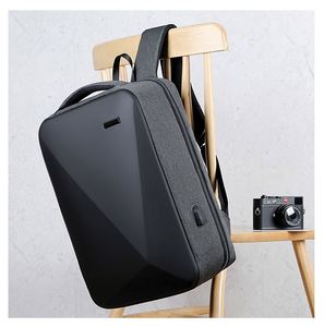 Sac à dos pour ordinateur portable pour homme, imperméable, antivol, personnalisé, en EVA rigide, avec chargeur USB et verrouillage par mot de passe, vente en gros - Product Image 5