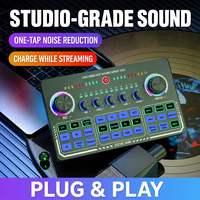 Carte son professionnelle X50 pour diffusion en direct avec suppression du bruit 5.0 et jusqu'à 7 heures d'autonomie pour le mixage audio en direct