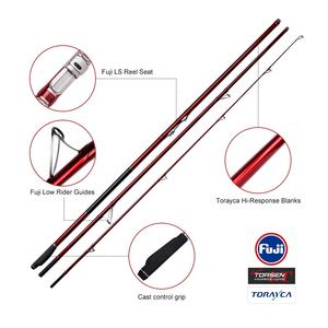 Canne à Pêche en Carbone 3 Sections 4.25m 14'0" Fuji Spin Pêche en Mer Plage Surfcasting - Product Image 3