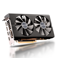 Kartu Grafis Bekas RX580 Pulse 8G GDDR6 256-bit Kartu Grafis Gaming untuk Desktop