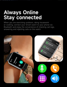 Montre intelligente ZongX V82 avec GPS et appels Bluetooth, fréquence cardiaque, modes sportifs multiples, notifications, cadrans de montre personnalisés pour Android et iOS - Product Image 6