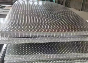 Tôle d'acier antidérapante à carreaux multi-spécifications, structure solide, <span class=keywords><strong>pour</strong></span> la décoration et les infrastructures - Product Image 6