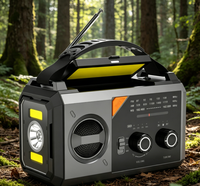 Tragbares Radio 20000mAh FM-Radio, Solar- & Handkurbel-Taschenlampe und SOS-Sirene, NOAA/WB/AM/FM Wetterradio Rabattaktion