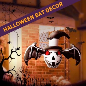Chauve-souris gonflable en PVC pour Halloween avec ailes noires 115*70 CM pour la décoration extérieure de jardin, décoration d'événements de collecte de bonbons ou de déguisements - Product Image 5