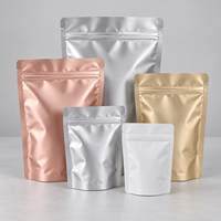 Sachet en Mylar refermable à fermeture éclair, résistant à l'humidité, pour emballage de café, avec logo personnalisé, de la marque ECO Source Factory