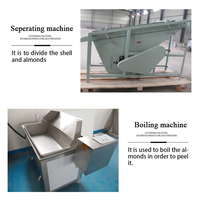 Machine de traitement des pistaches et autres noix, ligne de montage complète pour assaisonnement de cuisson, coquilles et pelées