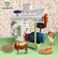 Petit granulateur industriel d'aliments pour poulets granulés d'aliments pour animaux de bétail d'oiseaux faisant la machine en Australie