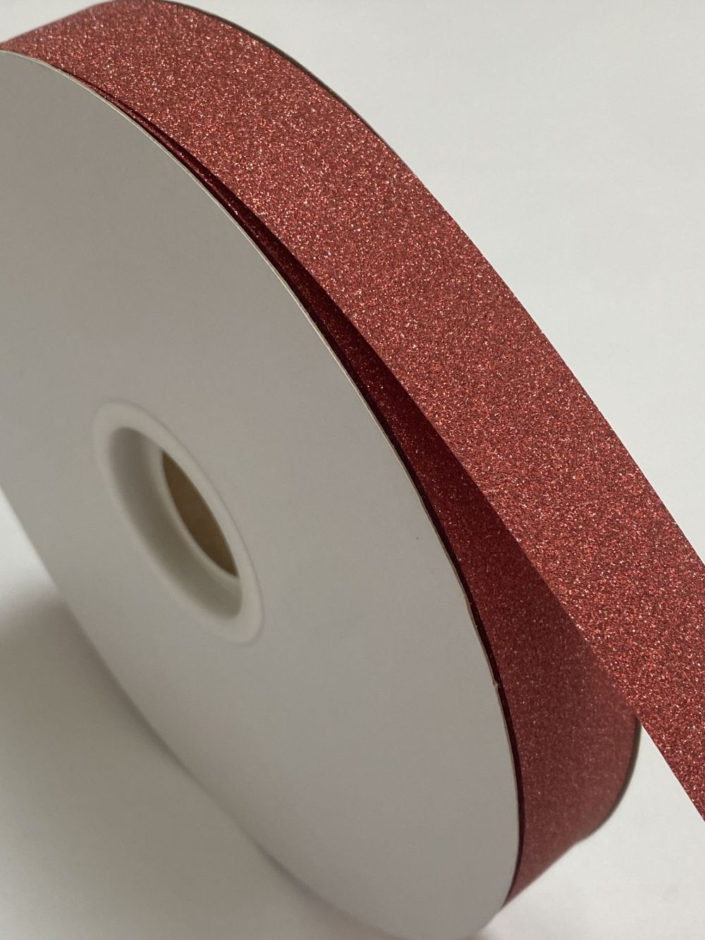 Glitter Ribbon 5/8 Inch Sparkly Diamond Dust Thin Solid Fabric Ribbon for Gift Wrapping Party Decoration Floral Bouquet Ribbon