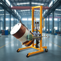 Verseur manuel mécanique portable de 450 kg pour fûts en acier de 55 gallons, garantie 1 an, à pousser, état neuf