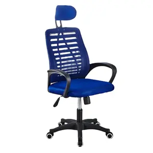 Glam kursi kantor ergonomis, kursi kantor ergonomis, Jala penuh dengan sandaran kepala