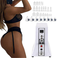 Gran oferta, 32 tazas, terapia de succión al vacío, máquina de levantamiento y Reafirmante de senos para levantar senos y cinta para glúteos, cinta para levantamiento de senos