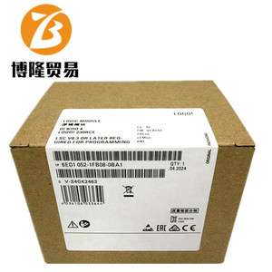 Módulo Lógico PLC LOGO 6ED1052-1MD08-0BA1 para CPU Industrial com Display e Fonte de Alimentação, Novo Original, Pronta Entrega, Controlador de Programação PLC - Product Image 1