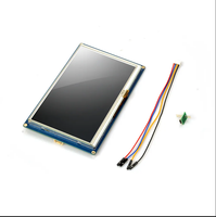 Nextion Modul tampilan layar LCD, 7 "seri Dasar HMI TFT Modul terintegrasi 4-kawat resistif Panel sentuh untuk Arduino DIY ESP8266 ESP32
