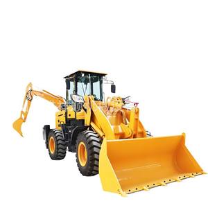 รถแบคโฮสองหัวขุด ขับเคลื่อนสี่ล้อ ฟังก์ชั่นหลากหลาย ระบบไฮดรอลิกเต็มรูปแบบ ตักดินด้านหน้า ขุดด้านหลัง ครบวงจร - Product Image 5