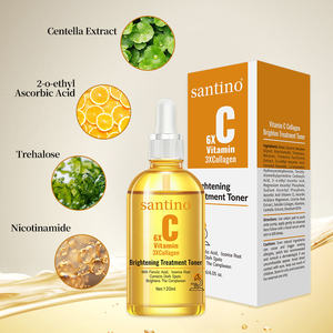 Tónico de Vitamina <span class=keywords><strong>C</strong></span> Santino a <span class=keywords><strong>Precio</strong></span> de Fábrica con Complejo Iluminador y Suavizante para Piel Oscura y Áspera - Product Image 4