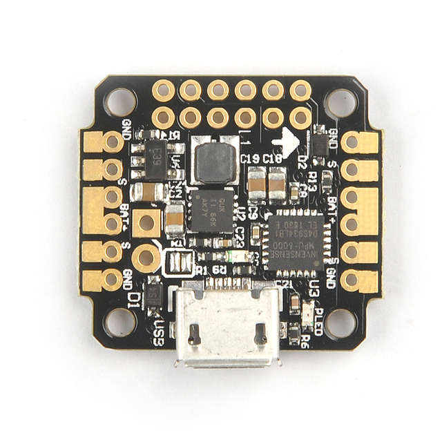 Evolution Version 16mm X 16mm Brushless Mini F3 Flight Controller with F3 Chip/MPU 6000 F20438 Kt Brand DIY Mounting