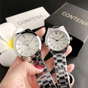 Reloj de pulsera impermeable de diseño nuevo y elegante para mujer, de marca, con logotipo personalizado, de lujo, con movimiento de cuarzo japonés, para parejas. - Product Image 4